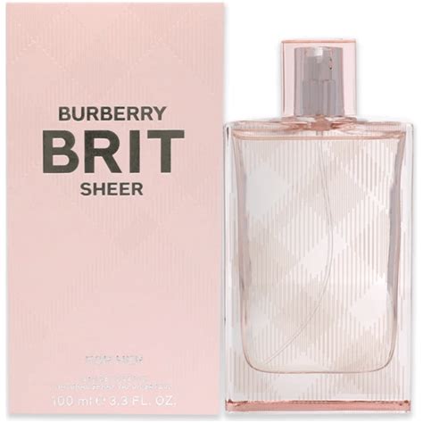 burberry brit for her sheer perfumy|Burberry Brit perfume 3.4 oz.